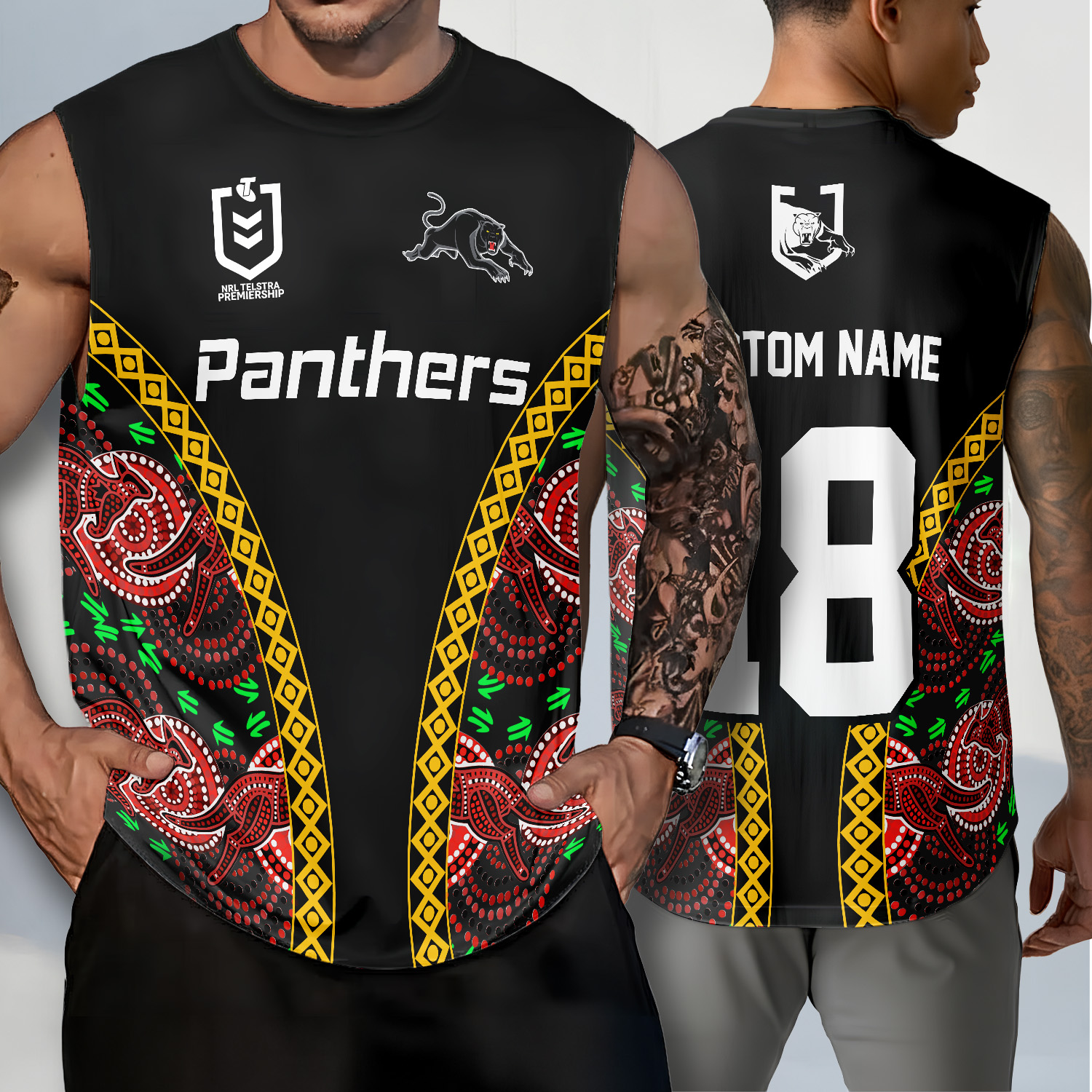 Auspiritmerch Penrith Panthers Personalized Tank Top Gift For Fans