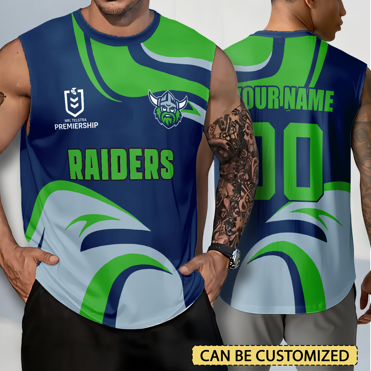 Auspiritmerch Canberra Raiders Personalized Tank Top Gift For Fans