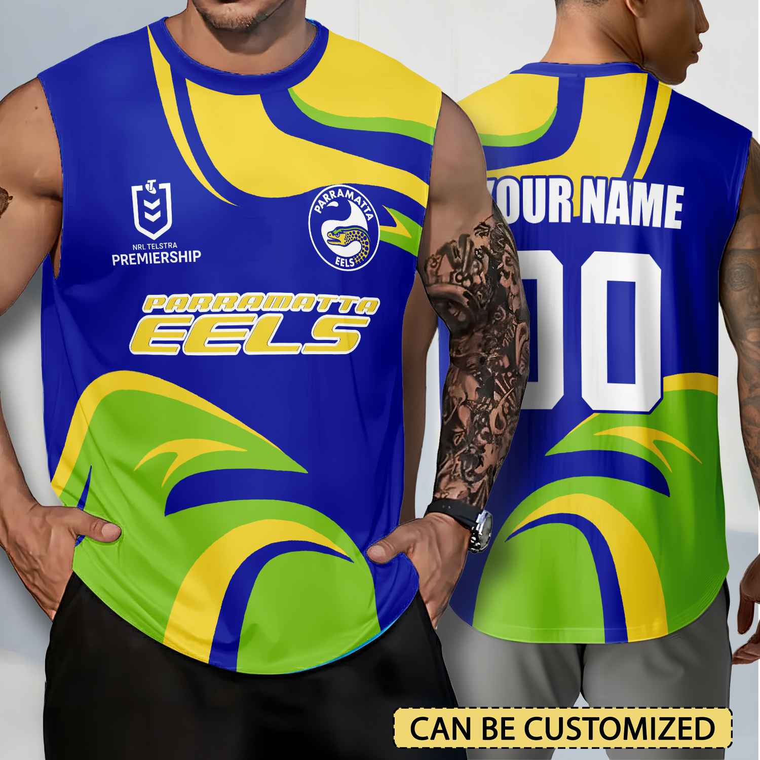 Auspiritmerch Parramatta Eels Personalized Tank Top Gift For Fans