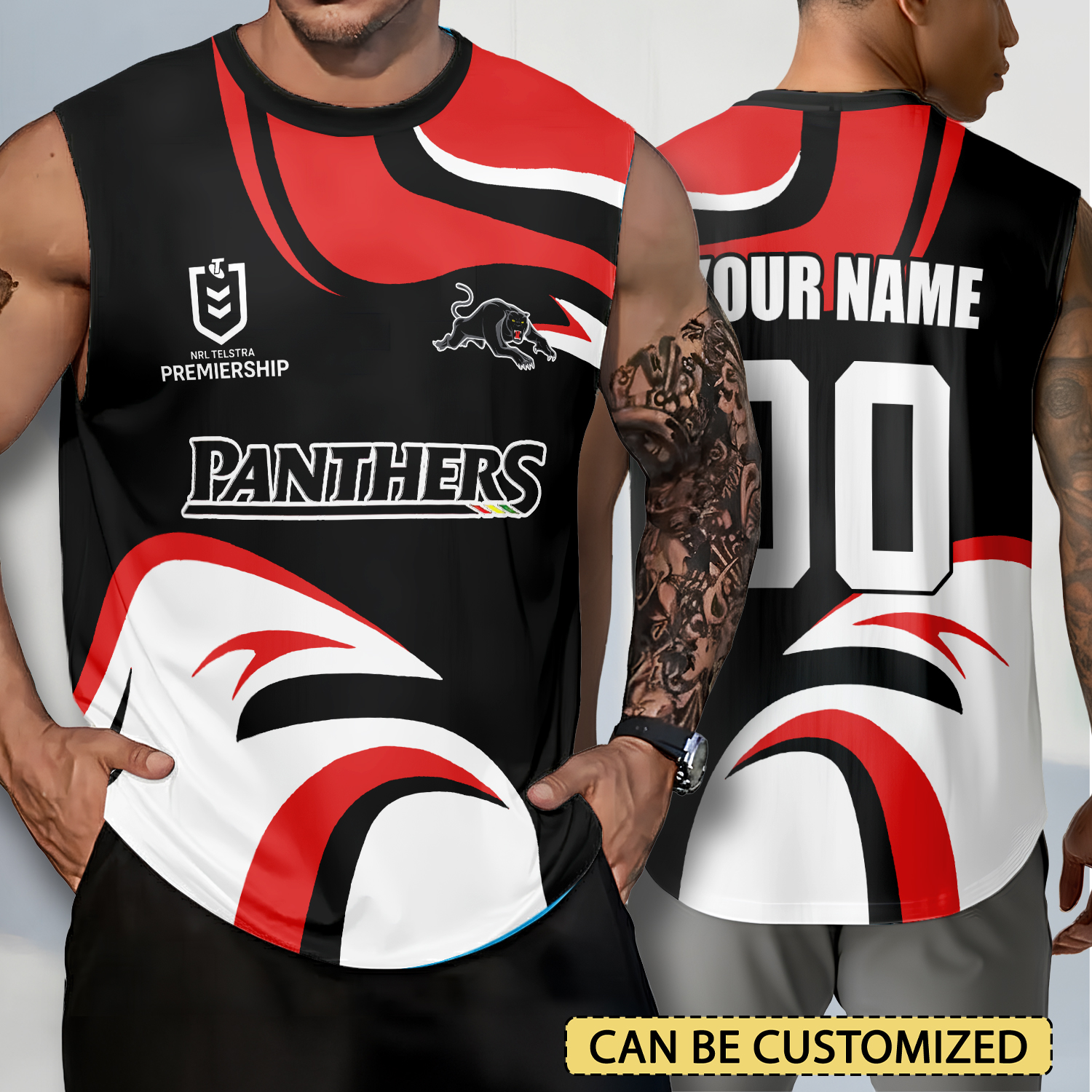 Auspiritmerch Penrith Panthers Personalized Tank Top Gift For Fans