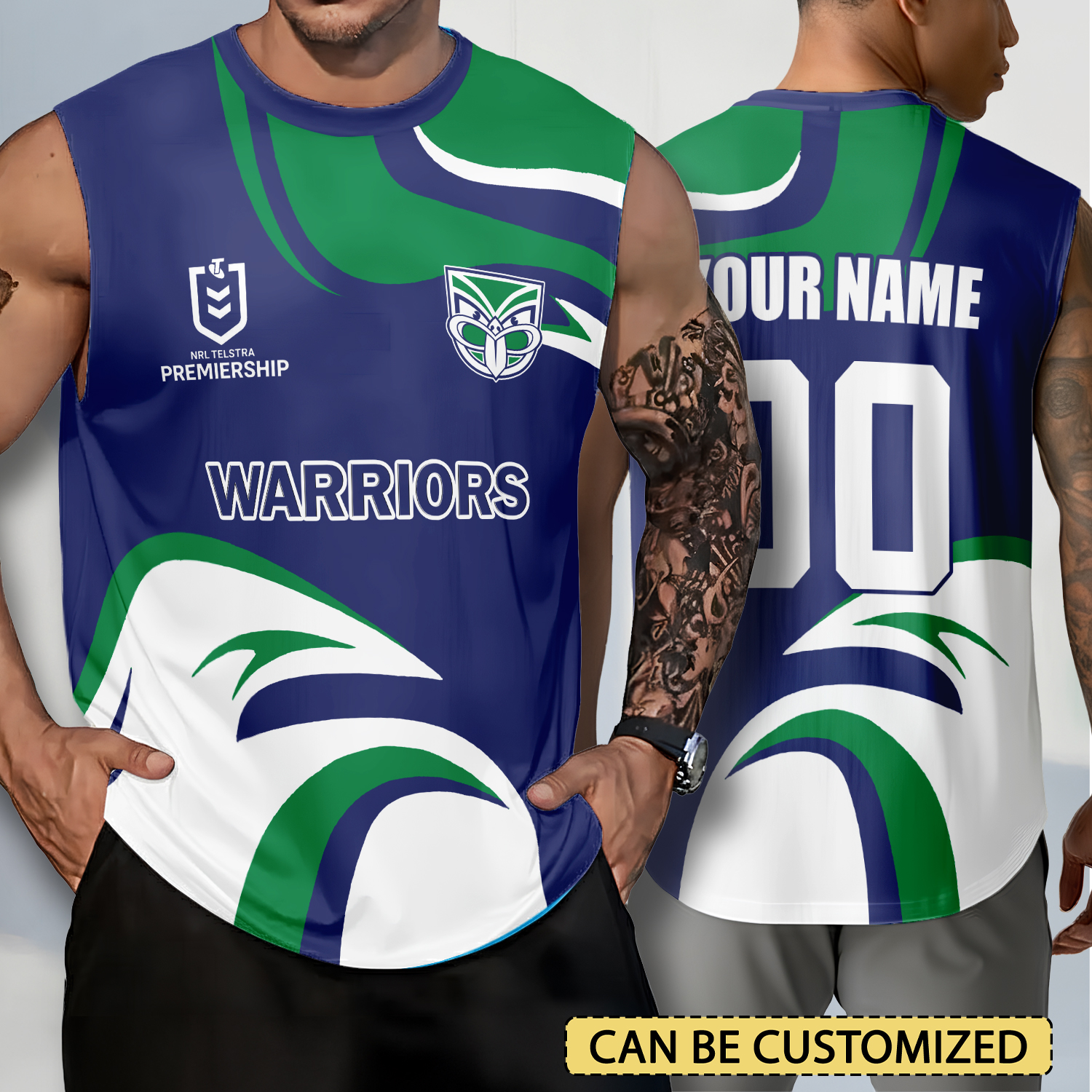 Auspiritmerch New Zealand Warriors Personalized Tank Top Gift For Fans