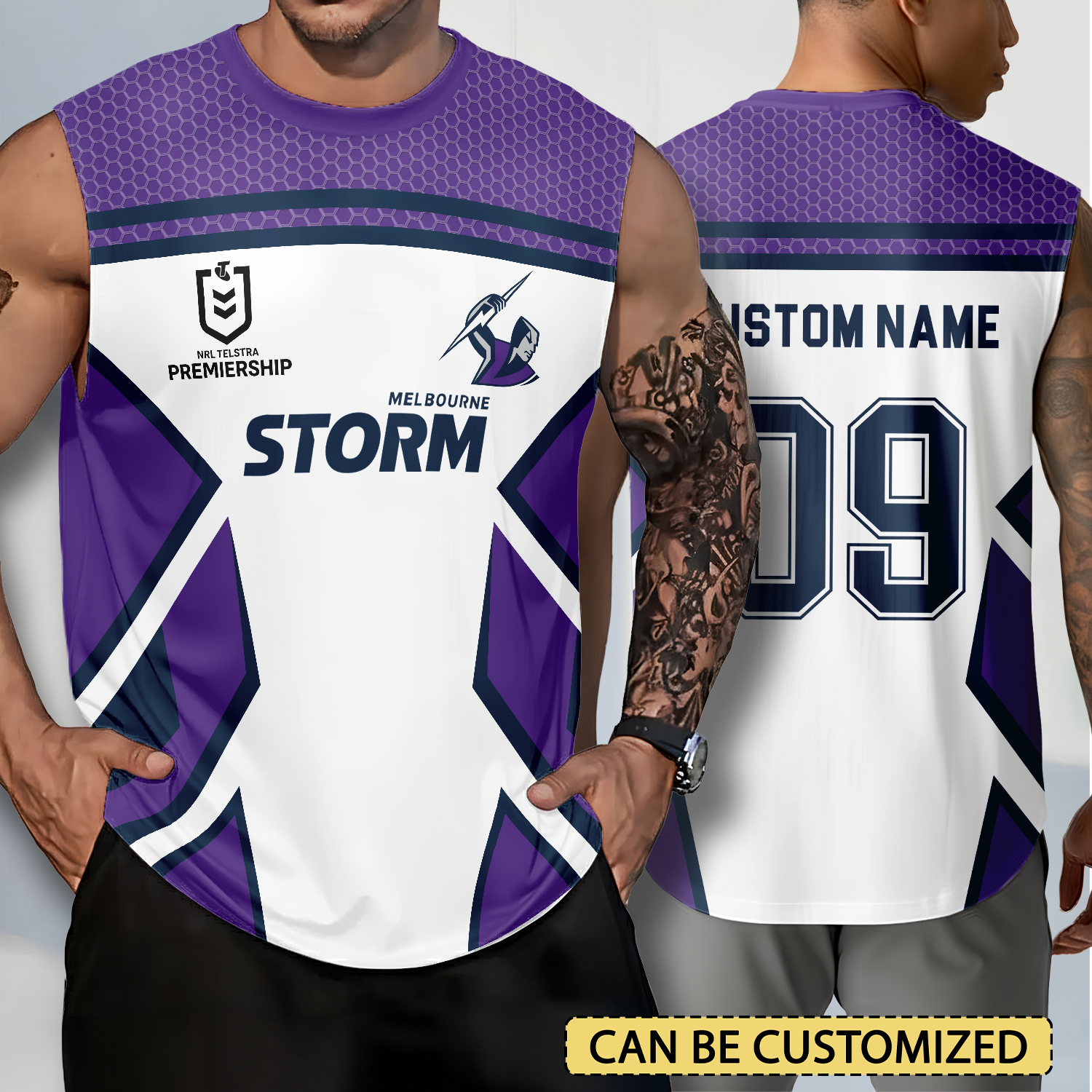 Auspiritmerch Melbourne Storm Personalized Tank Top Gift For Fans