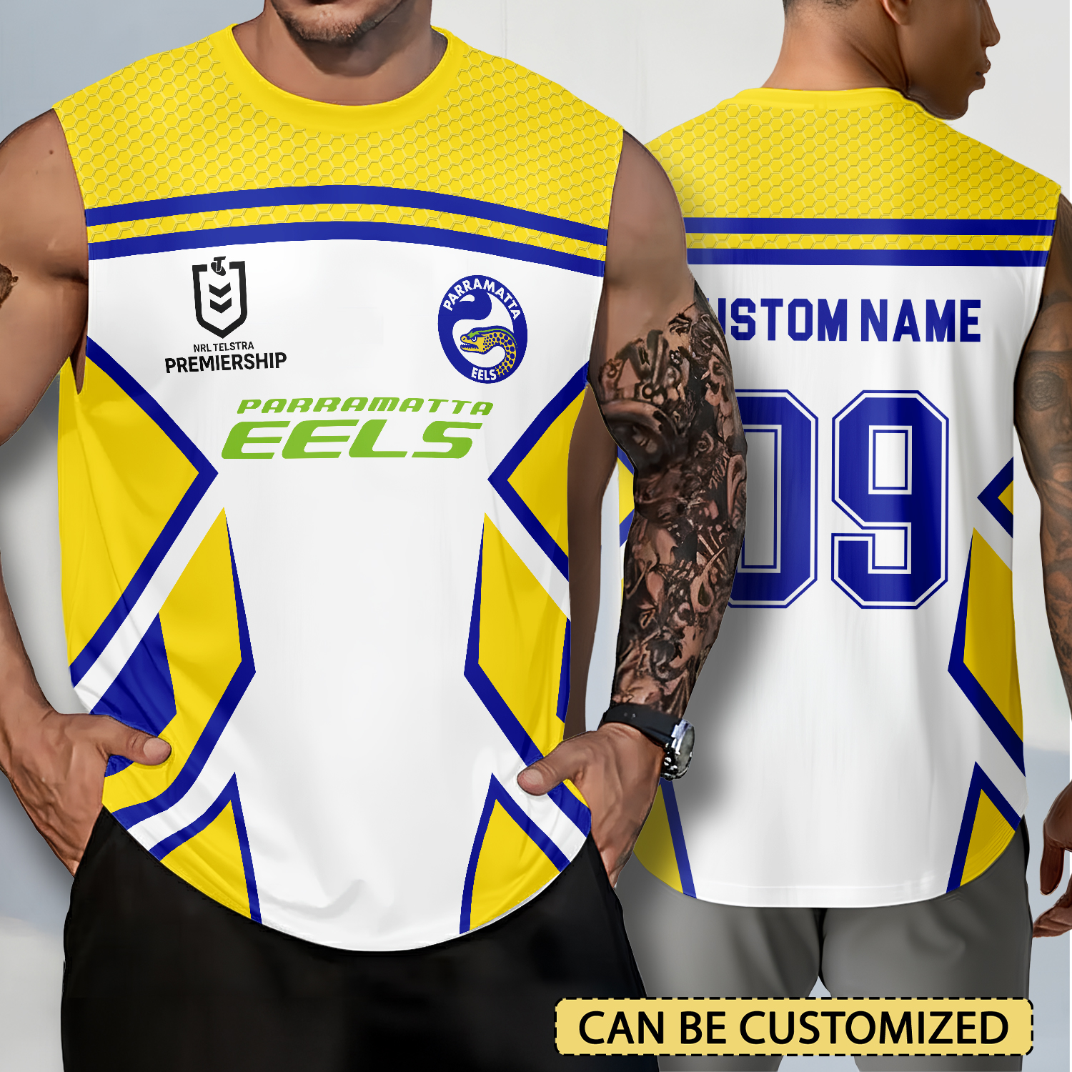 Auspiritmerch Parramatta Eels Personalized Tank Top Gift For Fans