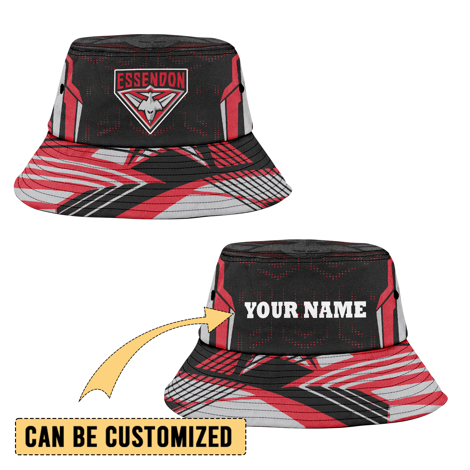 Auspiritmerch Essendon Sports Personalized Bucket Hat Gift For Fans