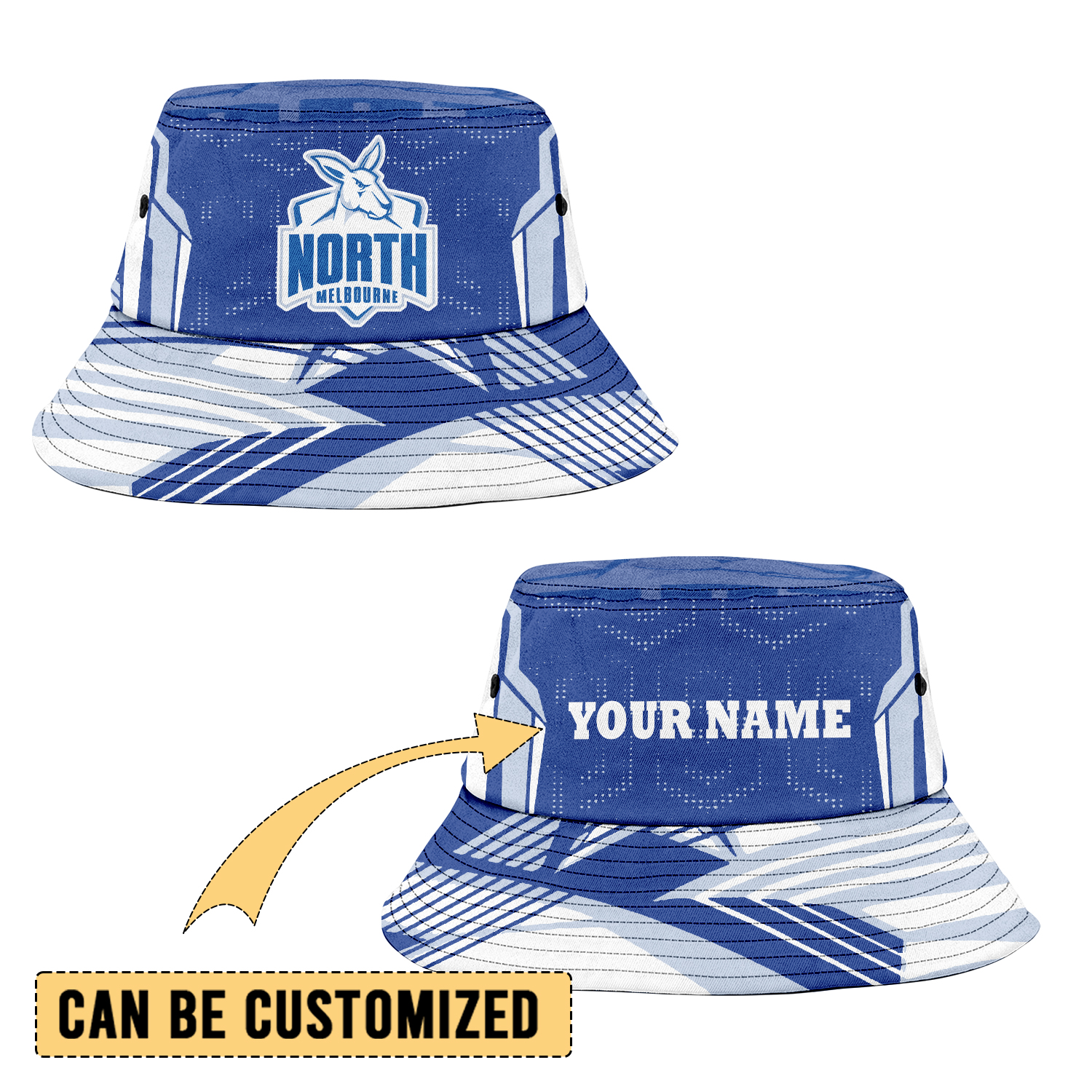 Auspiritmerch North Melbourne Sports Personalized Bucket Hat Gift For Fans