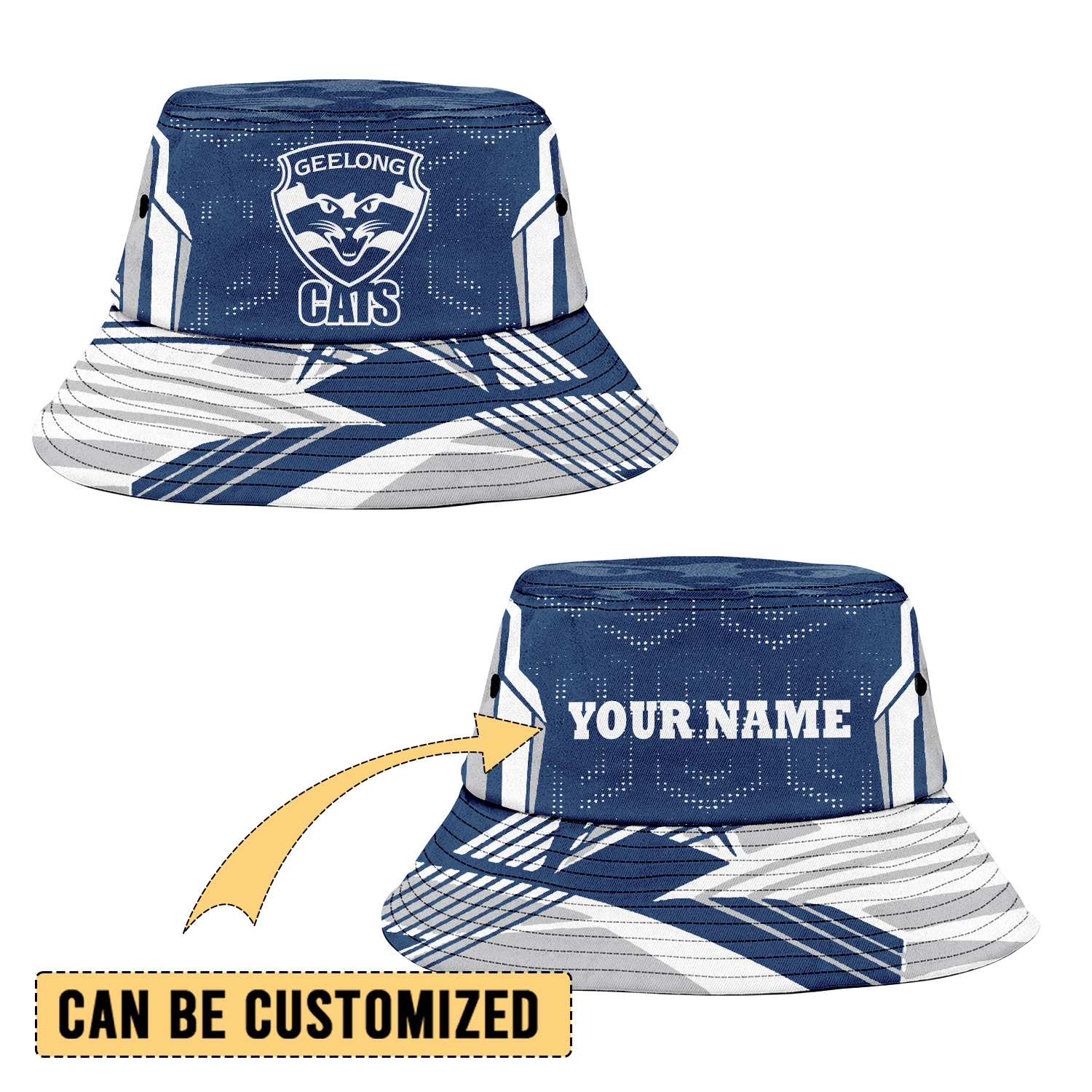 Auspiritmerch Geelong Cats Sports Personalized Bucket Hat Gift For Fans