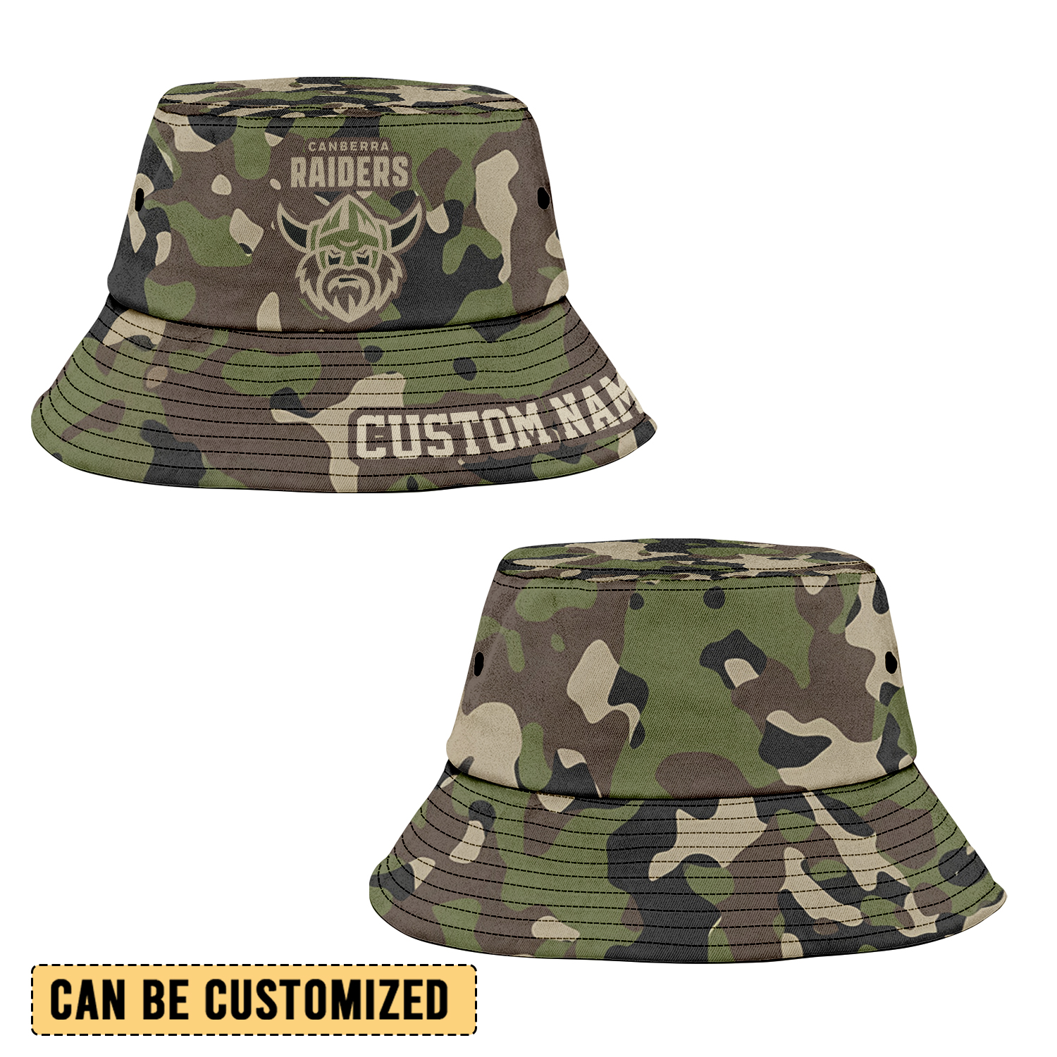 Auspiritmerch Canberra Raiders Sports Personalized Bucket Hat Gift For Fans