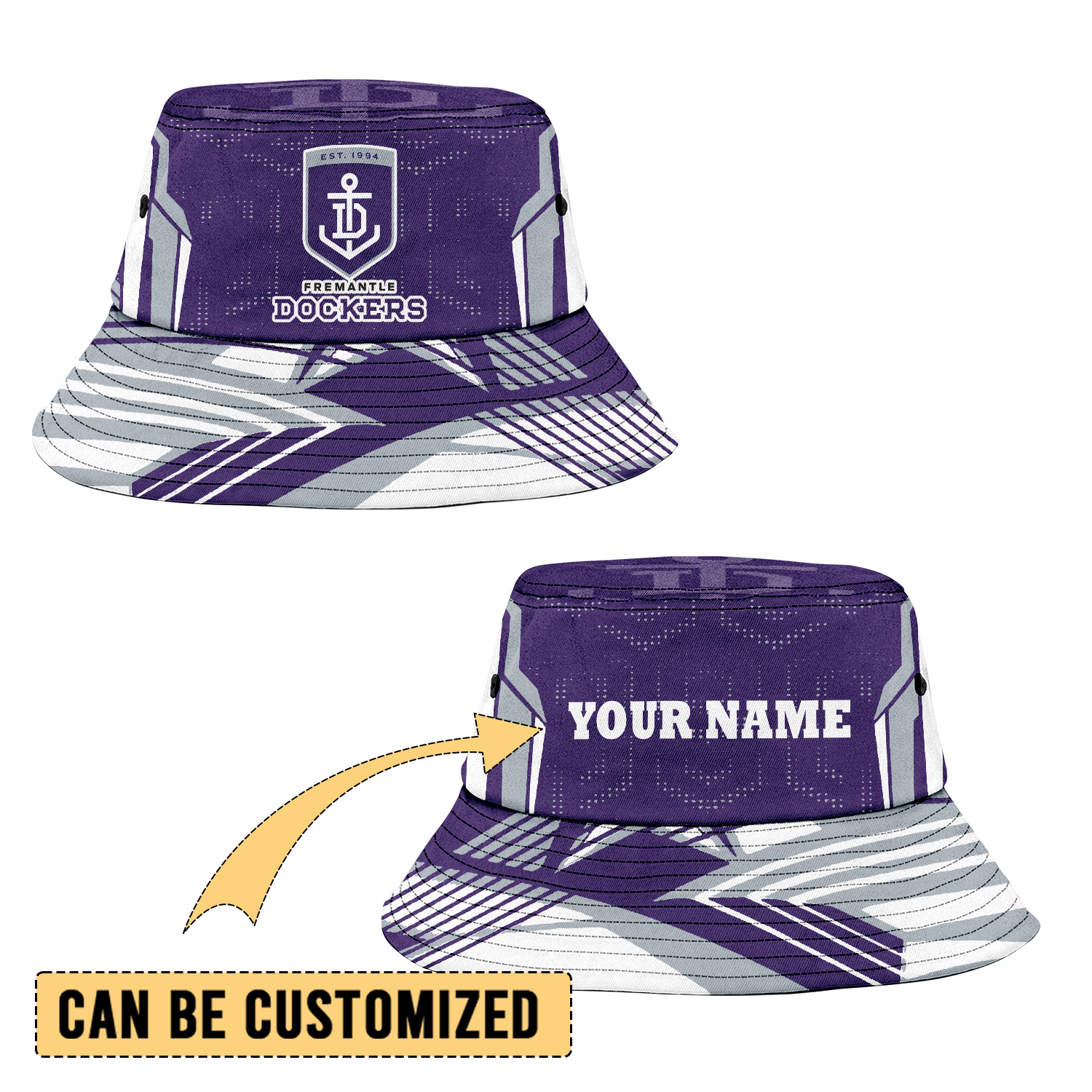 Auspiritmerch Fremantle Dockers Sports Personalized Bucket Hat Gift For Fans