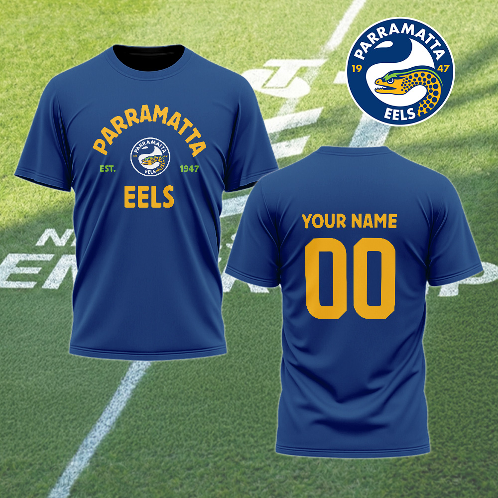 Auspiritmerch Parramatta Eels Personalized T Shirt Gift For Fans