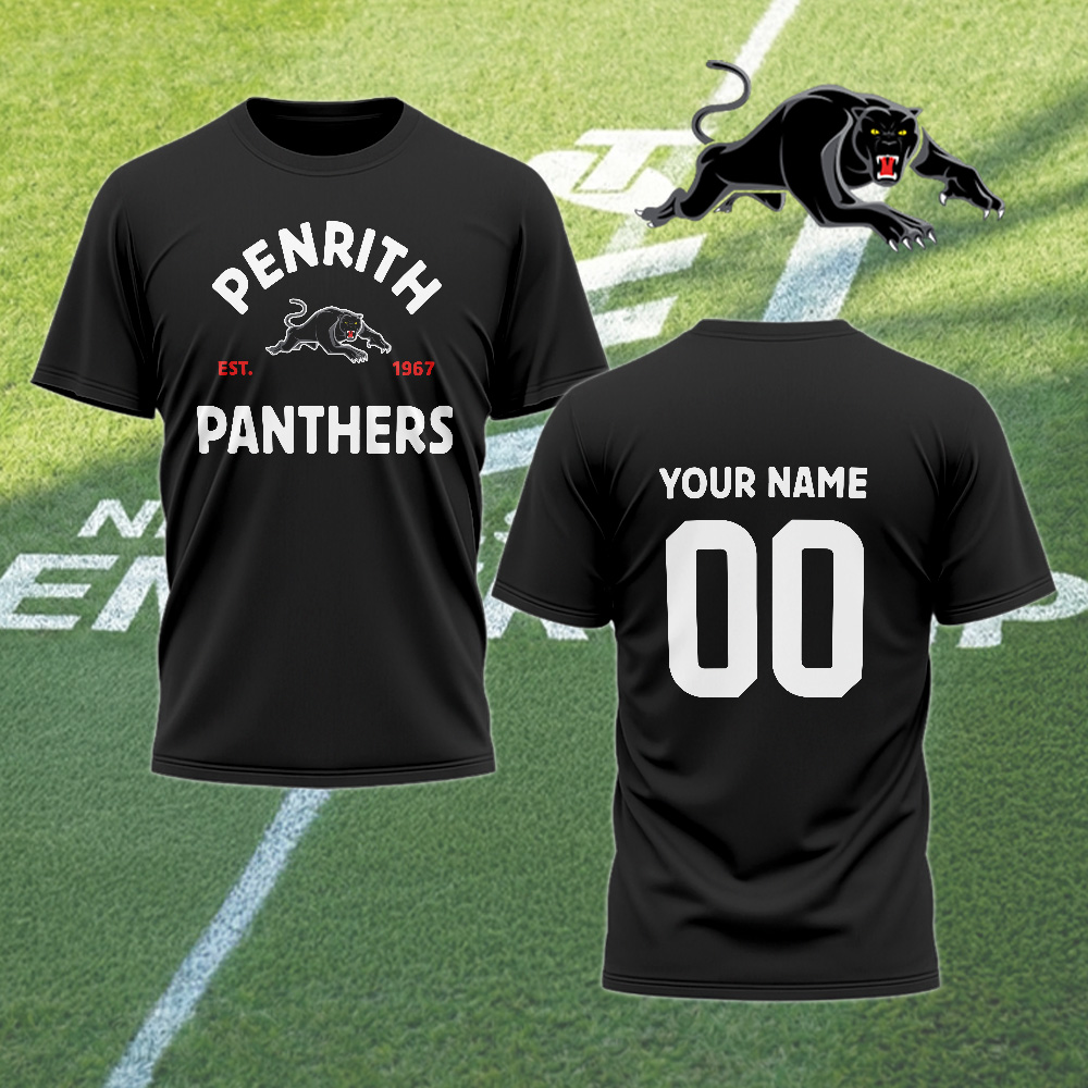 Auspiritmerch Penrith Panthers Personalized T Shirt Gift For Fans