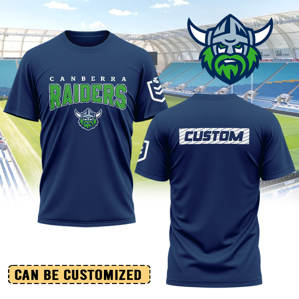 Auspiritmerch Canberra Raiders Personalized T Shirt Gift For Fans