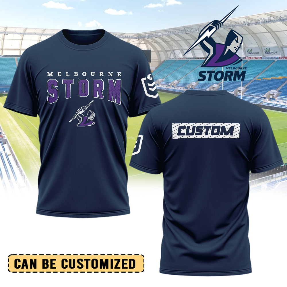 Auspiritmerch Melbourne Storm Personalized T Shirt Gift For Fans