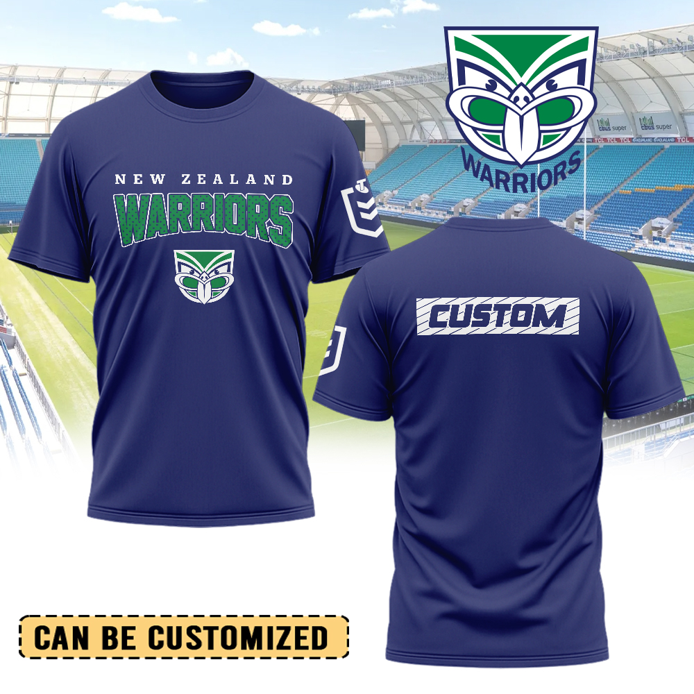 Auspiritmerch New Zealand Warriors Personalized T Shirt Gift For Fans