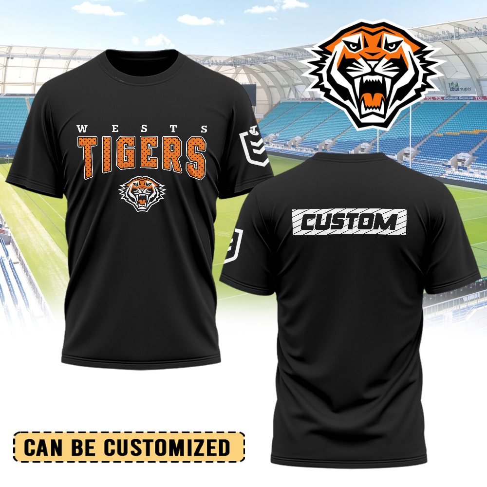 Auspiritmerch Wests Tigers Personalized T Shirt Gift For Fans
