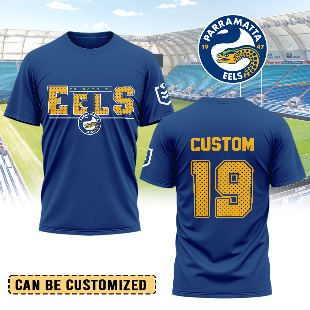 Auspiritmerch Parramatta Eels Personalized T Shirt Gift For Fans