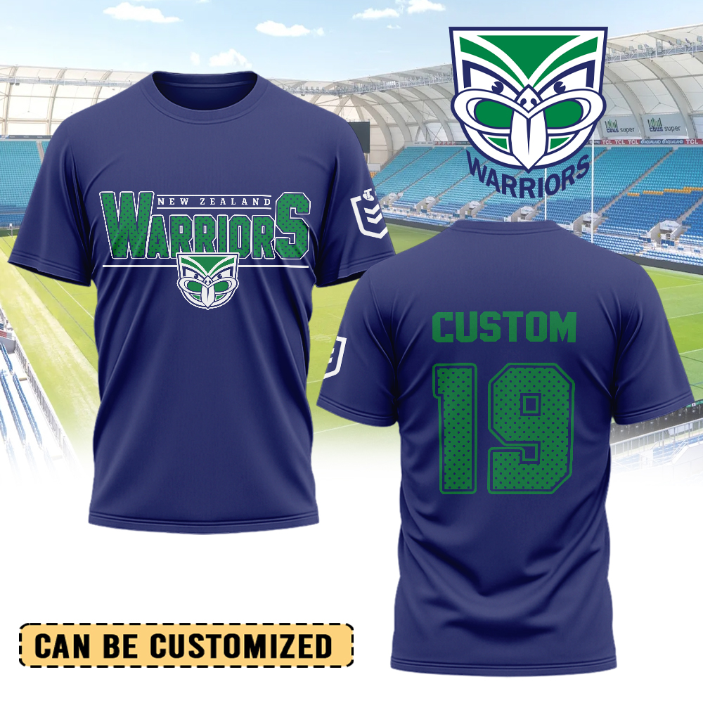 Auspiritmerch New Zealand Warriors Personalized T Shirt Gift For Fans