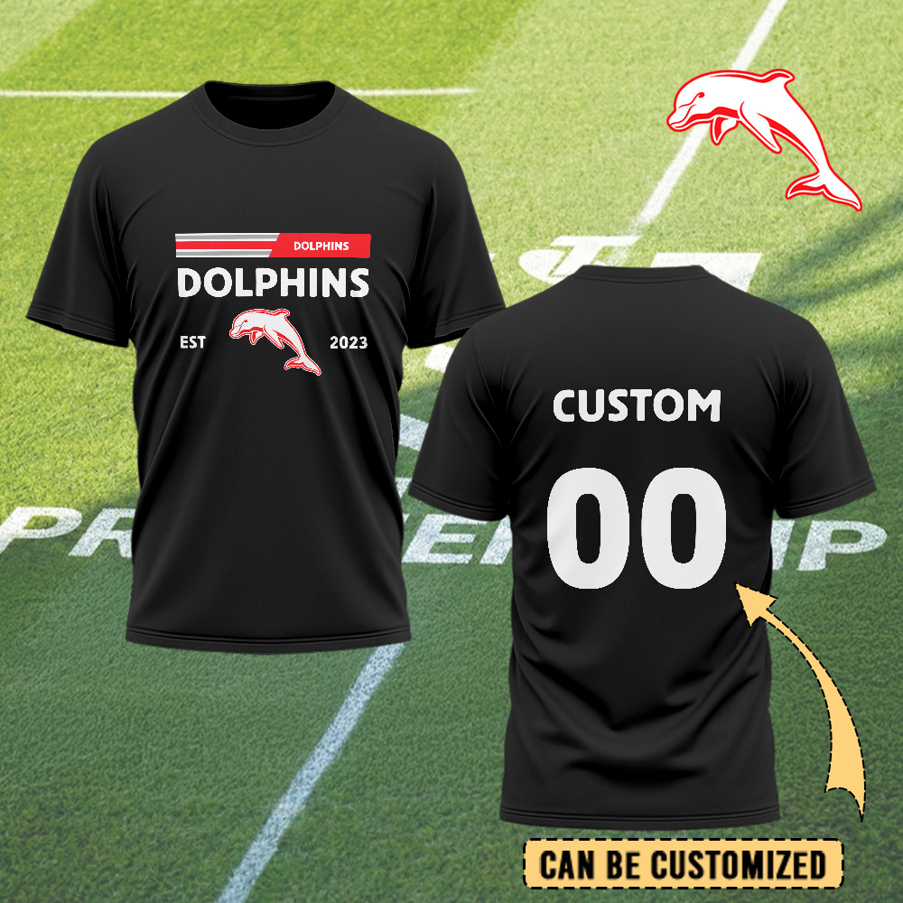 Auspiritmerch Dolphins Personalized T Shirt Gift For Fans