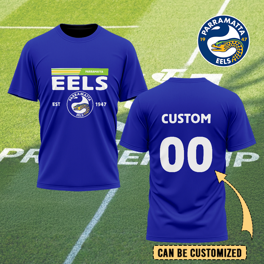 Auspiritmerch Parramatta Eels Personalized T Shirt Gift For Fans