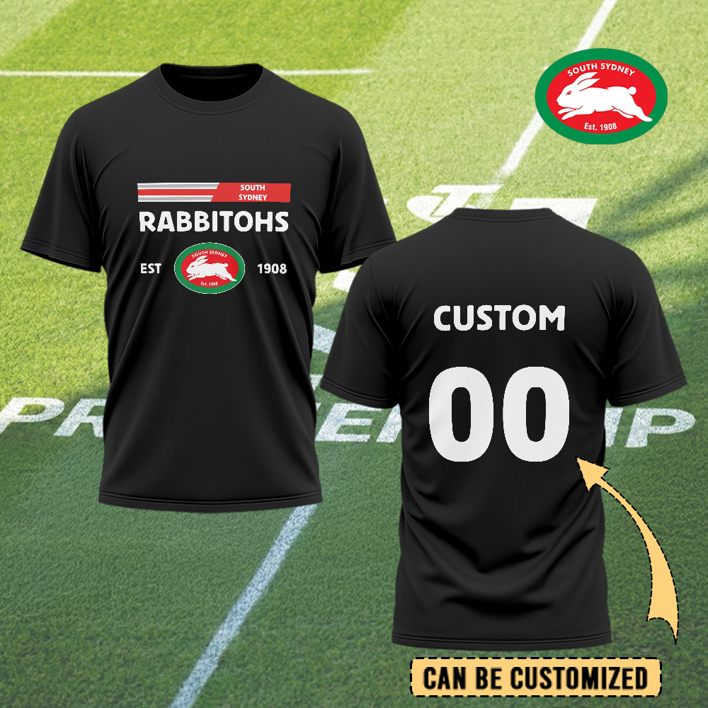 Auspiritmerch South Sydney Rabbitohs Personalized T Shirt Gift For Fans
