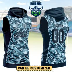 Auspiritmerch Canberra Raiders Personalized Hooded Tank Top Gift For Fans