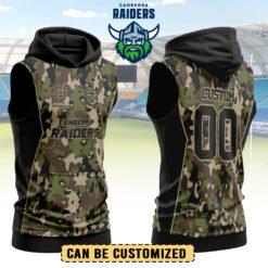 Auspiritmerch Canberra Raiders Personalized Hooded Tank Top Gift For Fans - Green