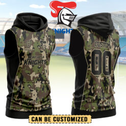 Auspiritmerch Newcastle Knights Personalized Hooded Tank Top Gift For Fans - Green