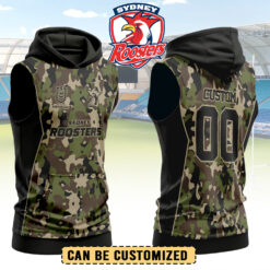 Auspiritmerch Sydney Roosters Personalized Hooded Tank Top Gift For Fans - Green