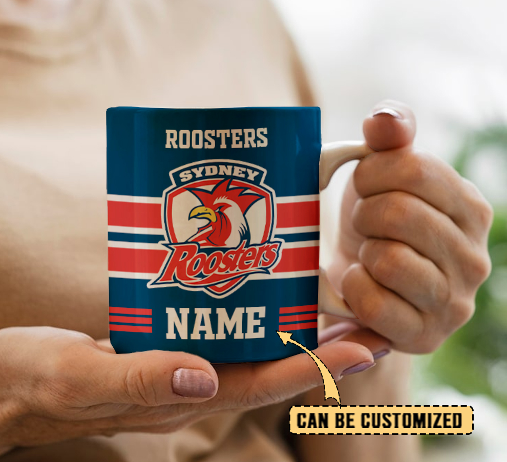Auspiritmerch Sydney Roosters Personalized Mug Gift For Fans