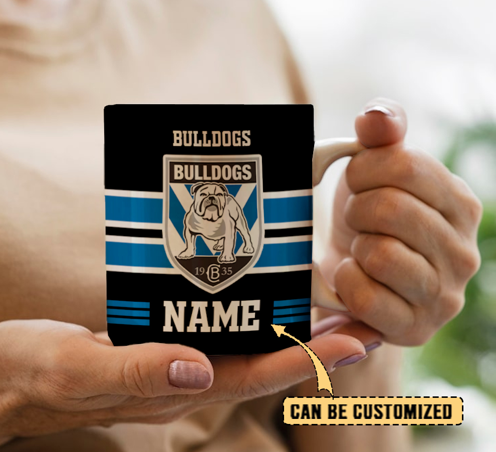 Auspiritmerch Canterbury-Bankstown Bulldogs Personalized Mug Gift For Fans