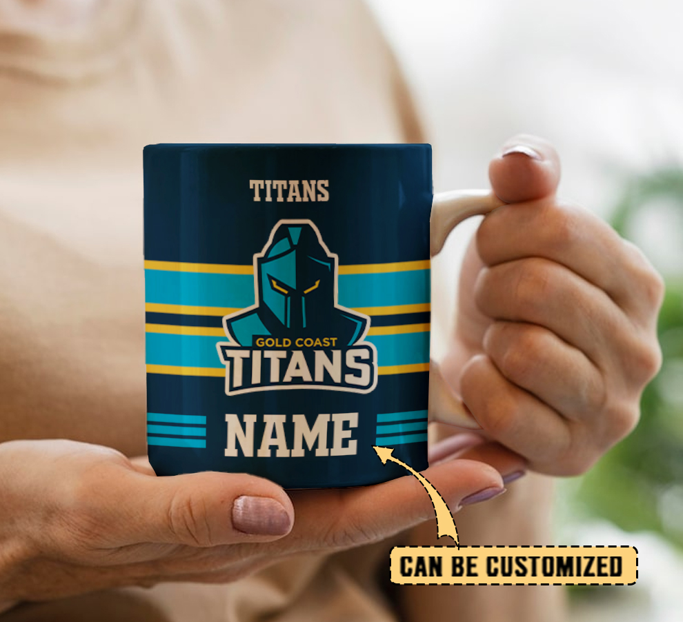 Auspiritmerch Gold Coast Titans Personalized Mug Gift For Fans