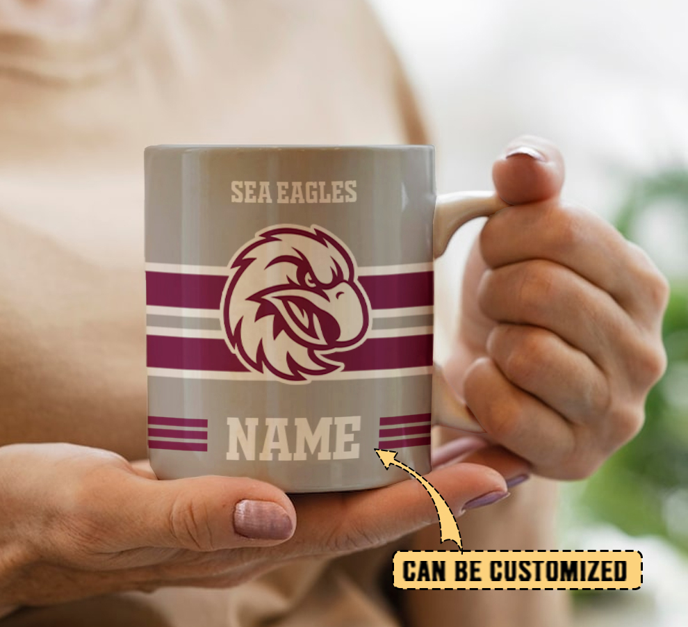 Auspiritmerch Manly Warringah Sea Eagles Personalized Mug Gift For Fans