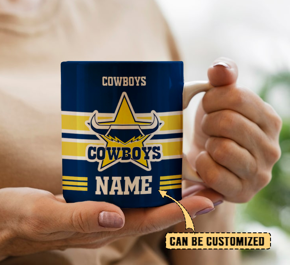 Auspiritmerch North Queensland Cowboys Personalized Mug Gift For Fans