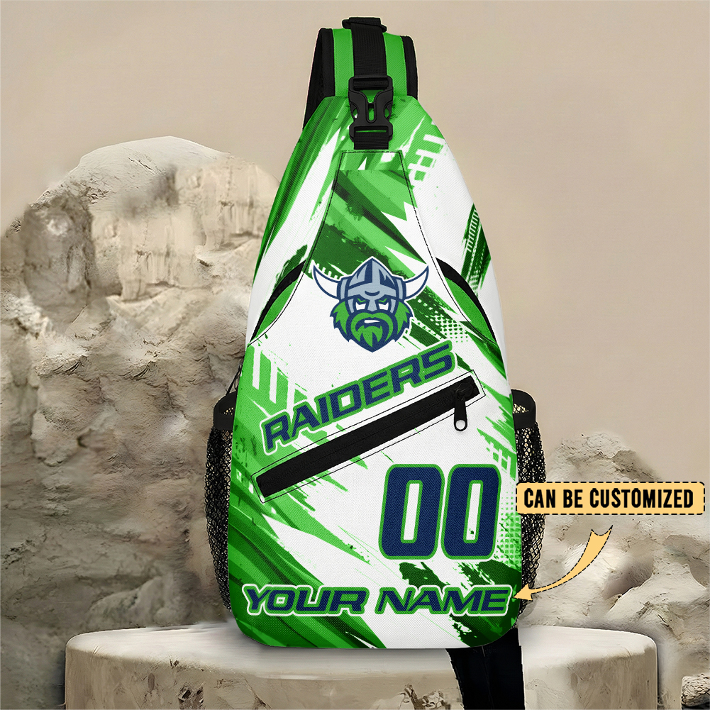 Auspiritmerch Canberra Raiders Personalized Sling Bags Gift For Fans