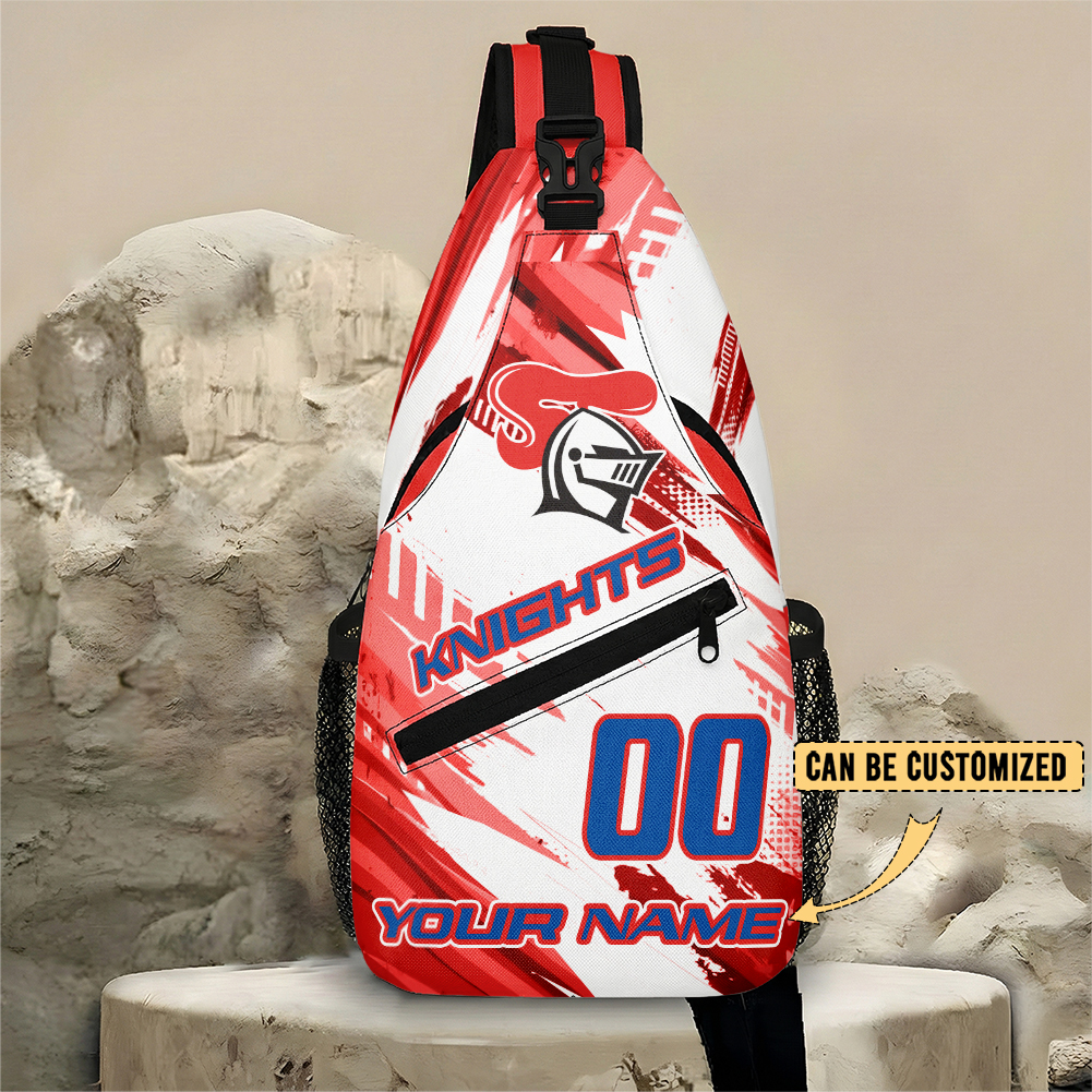 Auspiritmerch Newcastle Knights Personalized Sling Bags Gift For Fans