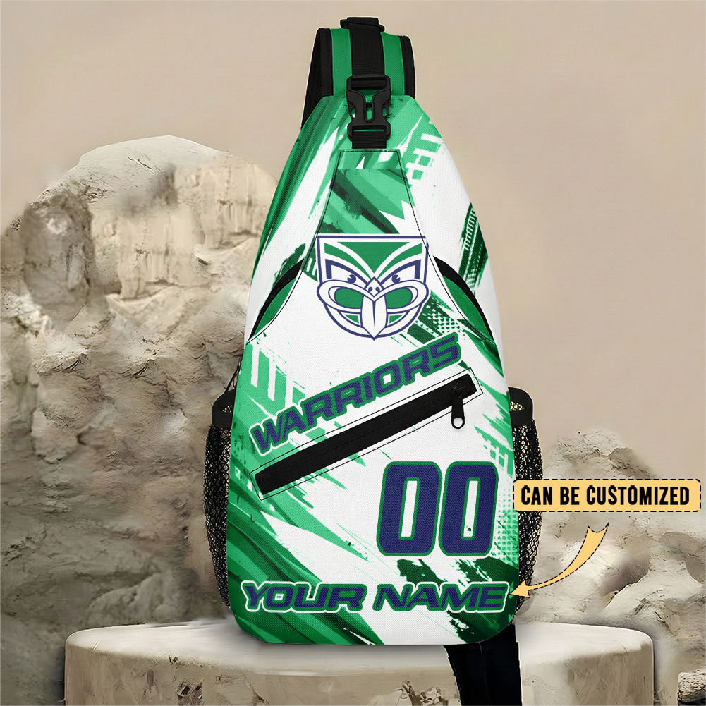 Auspiritmerch New Zealand Warriors Personalized Sling Bags Gift For Fans