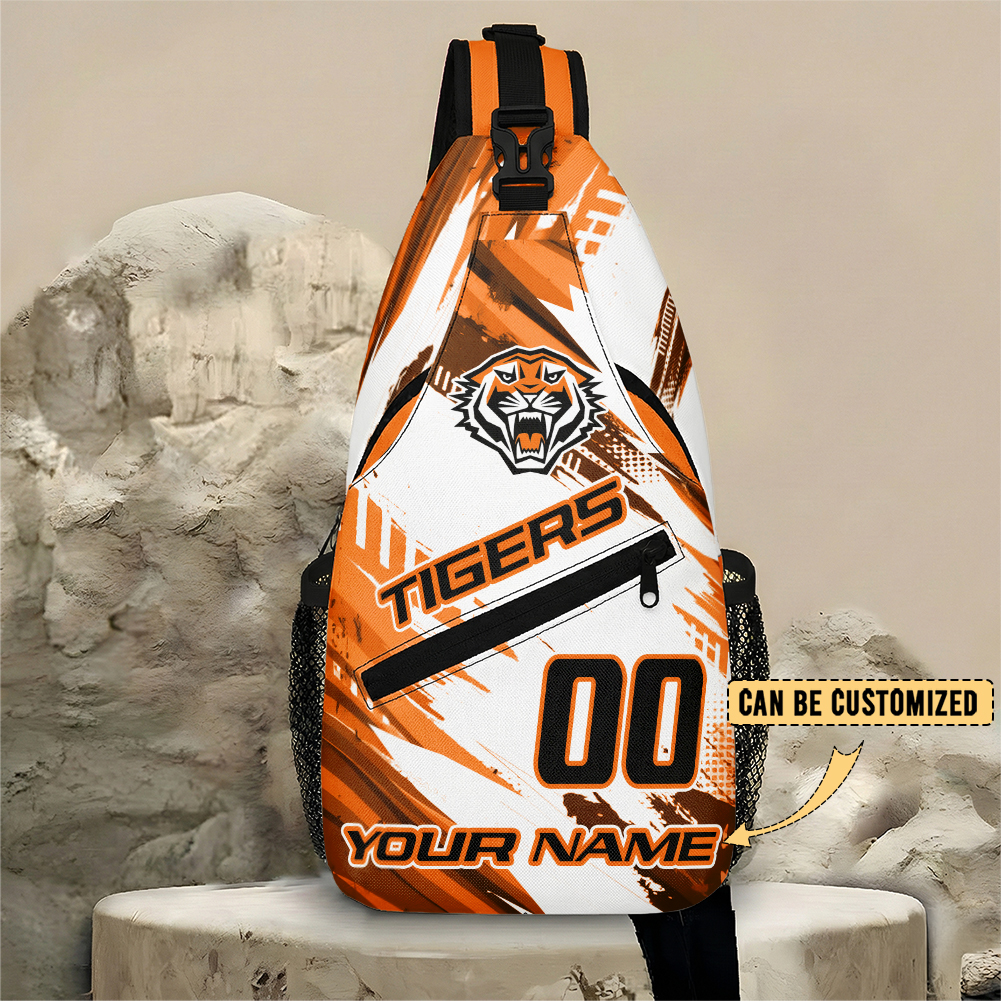 Auspiritmerch Wests Tigers Personalized Sling Bags Gift For Fans