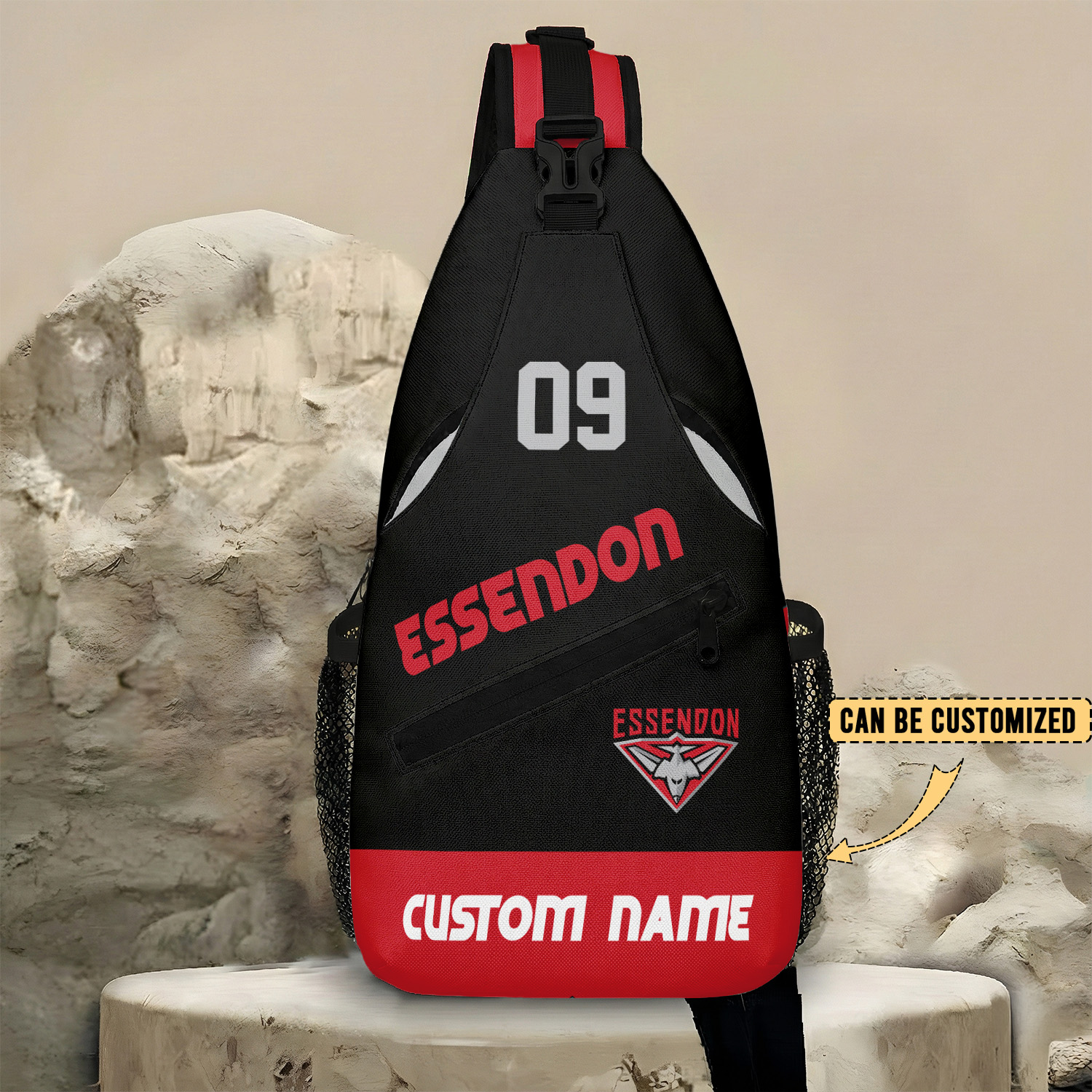 Auspiritmerch Essendon Personalized Sling Bags Gift For Fans