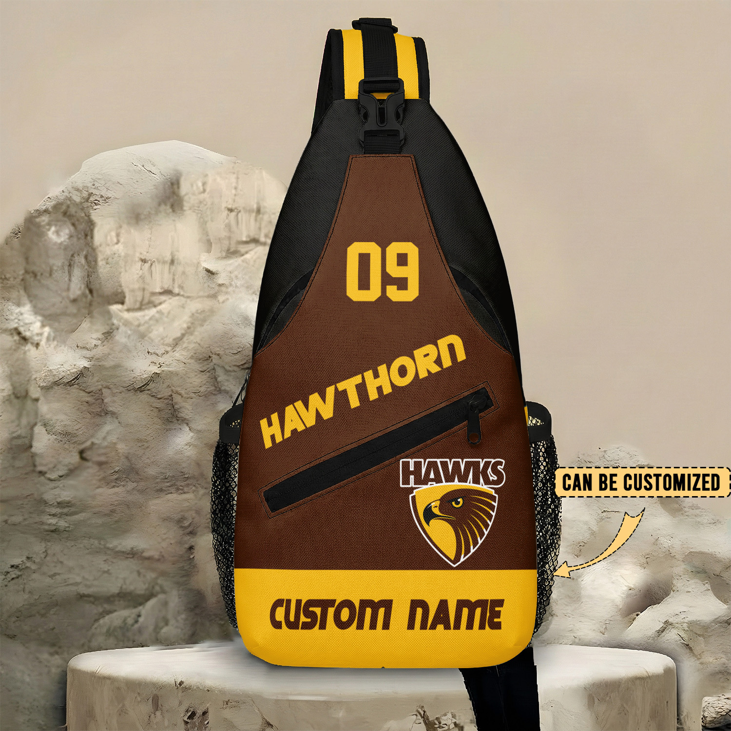 Auspiritmerch Hawthorn Hawks Personalized Sling Bags Gift For Fans