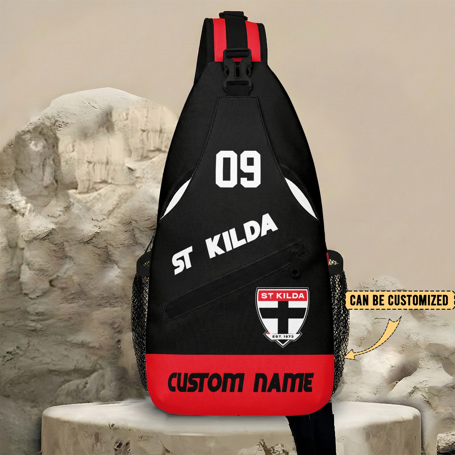 Auspiritmerch St Kilda Saints Personalized Sling Bags Gift For Fans