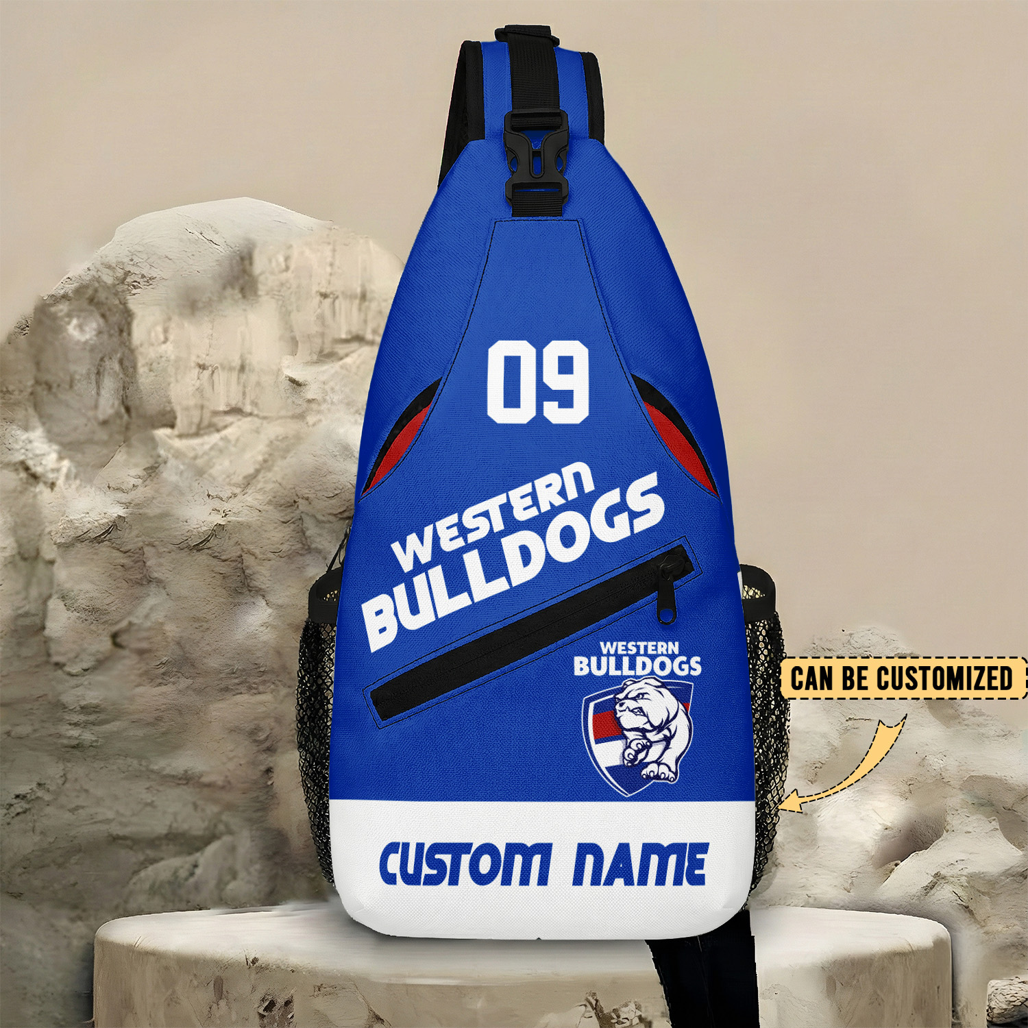 Auspiritmerch Western Bulldogs Personalized Sling Bags Gift For Fans