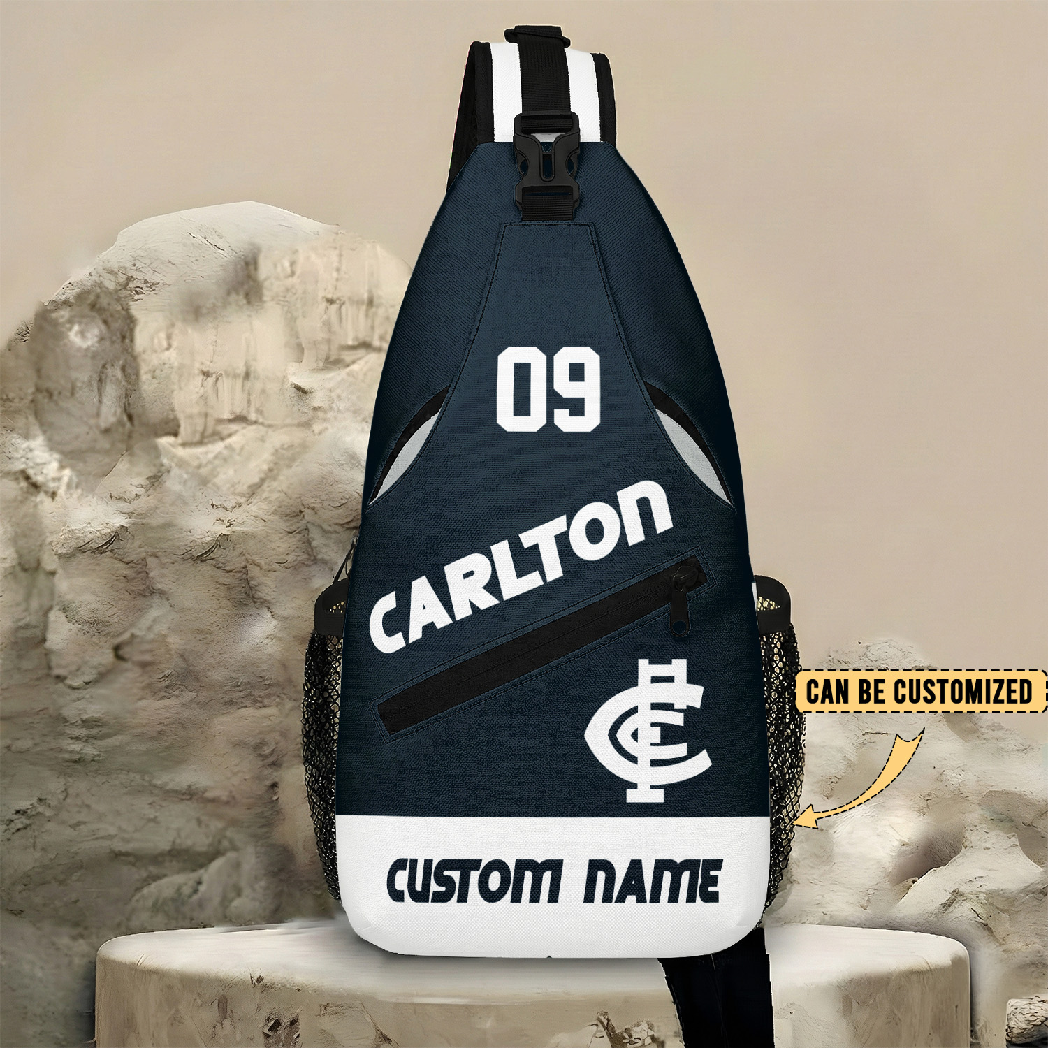 Auspiritmerch Carlton Blues Personalized Sling Bags Gift For Fans