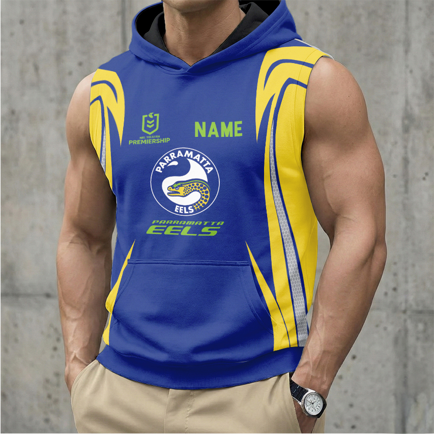 Auspiritmerch Parramatta Eels Personalized Hooded Tank Top Gift For Fans