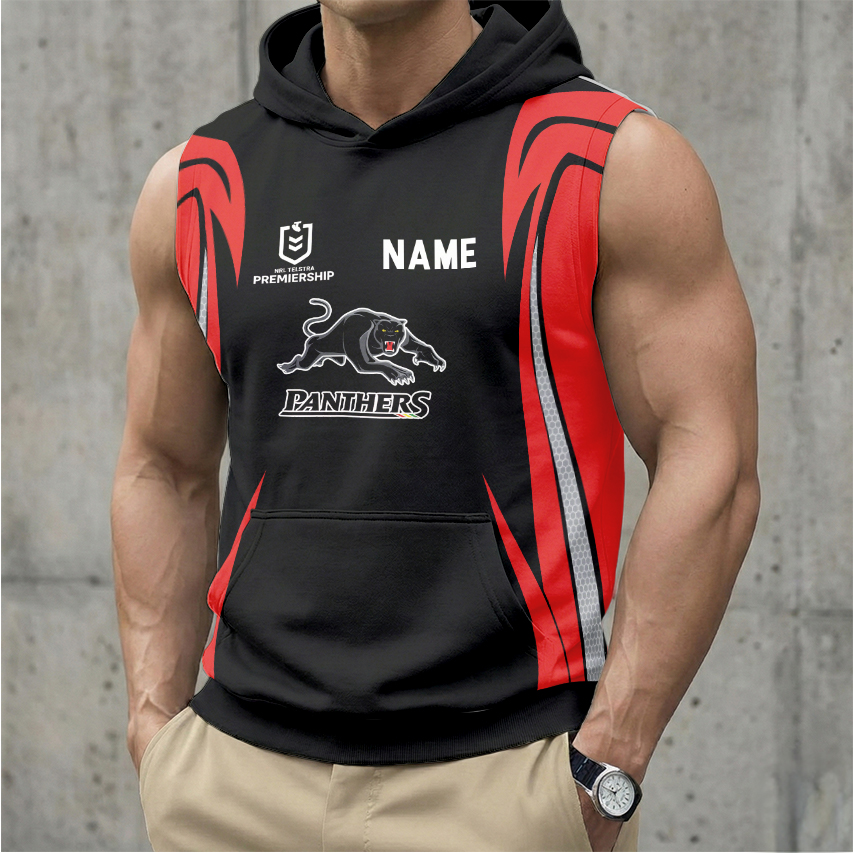 Auspiritmerch Penrith Panthers Personalized Hooded Tank Top Gift For Fans