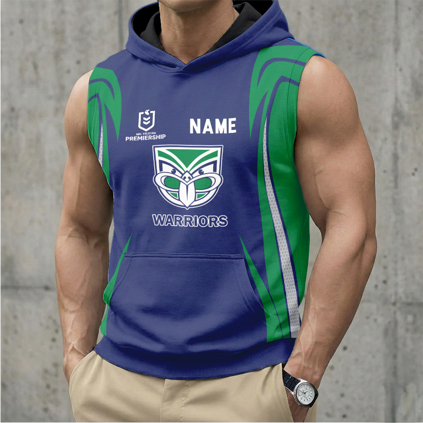 Auspiritmerch New Zealand Warriors Personalized Hooded Tank Top Gift For Fans