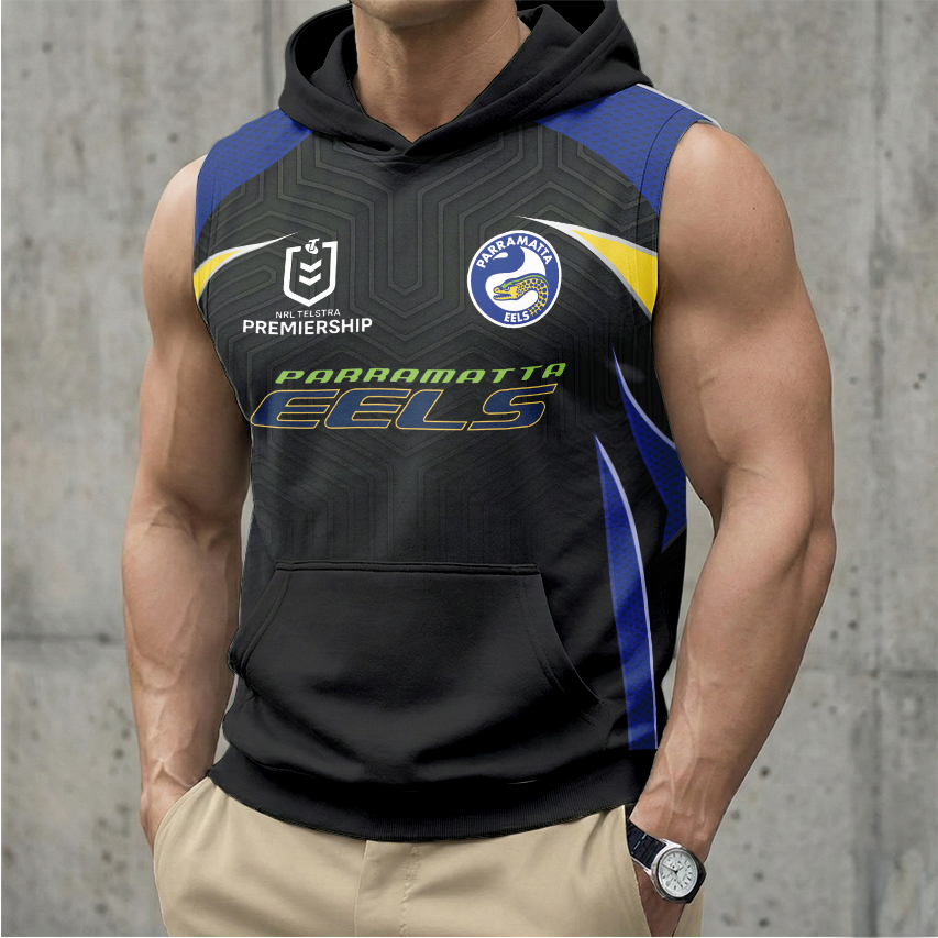 Auspiritmerch Parramatta Eels Personalized Hooded Tank Top Gift For Fans