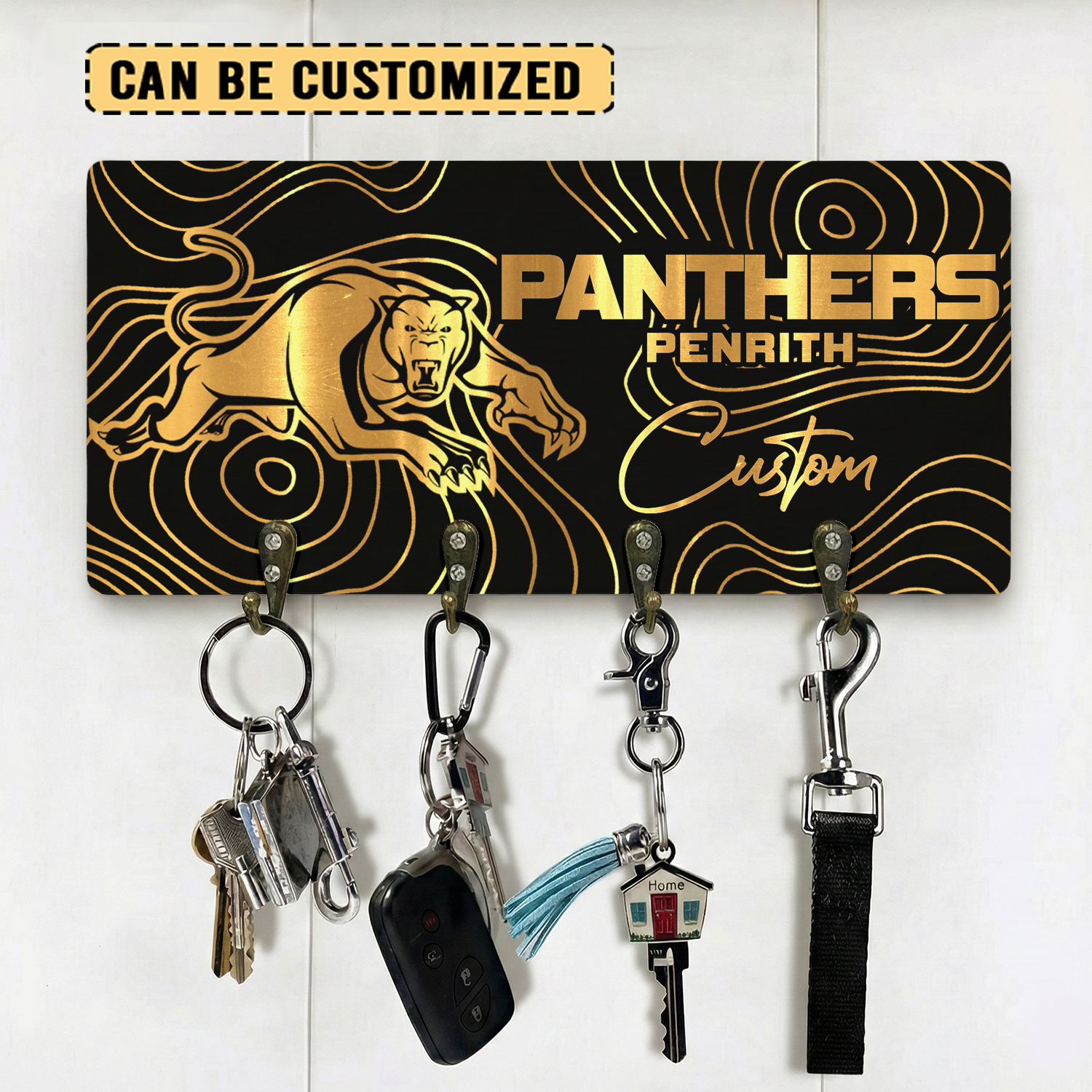 Auspiritmerch Penrith Panthers Personalized Key Holder Gifts For Fans
