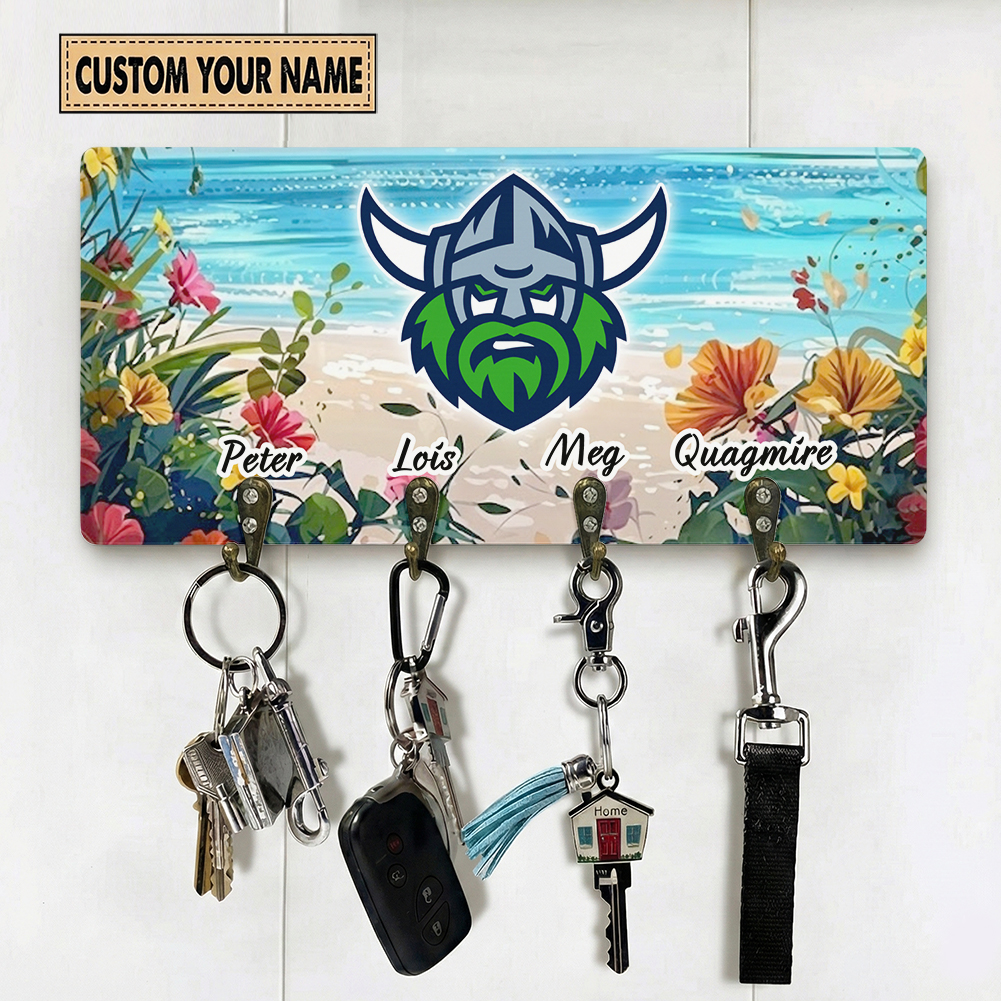 Auspiritmerch Canberra Raiders Personalized Key Holder Gifts For Fans