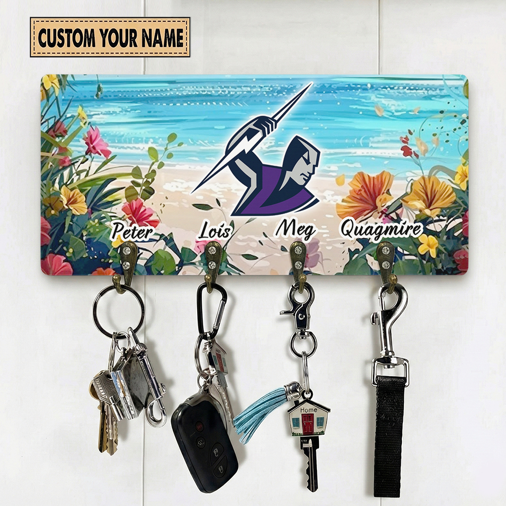 Auspiritmerch Melbourne Storm Personalized Key Holder Gifts For Fans