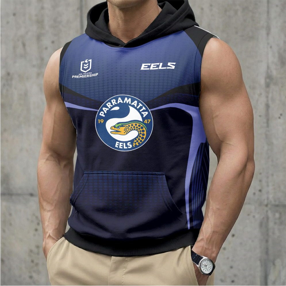 Auspiritmerch Parramatta Eels Personalized Hooded Tank Top Gift For Fans