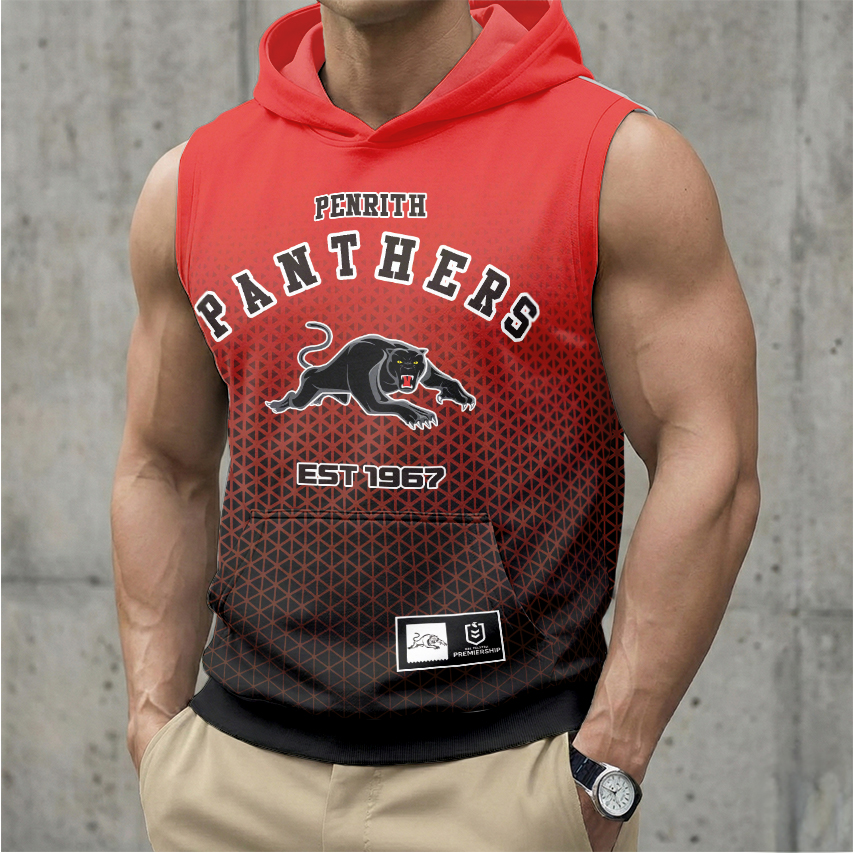 Auspiritmerch Penrith Panthers Personalized Hooded Tank Top Gift For Fans